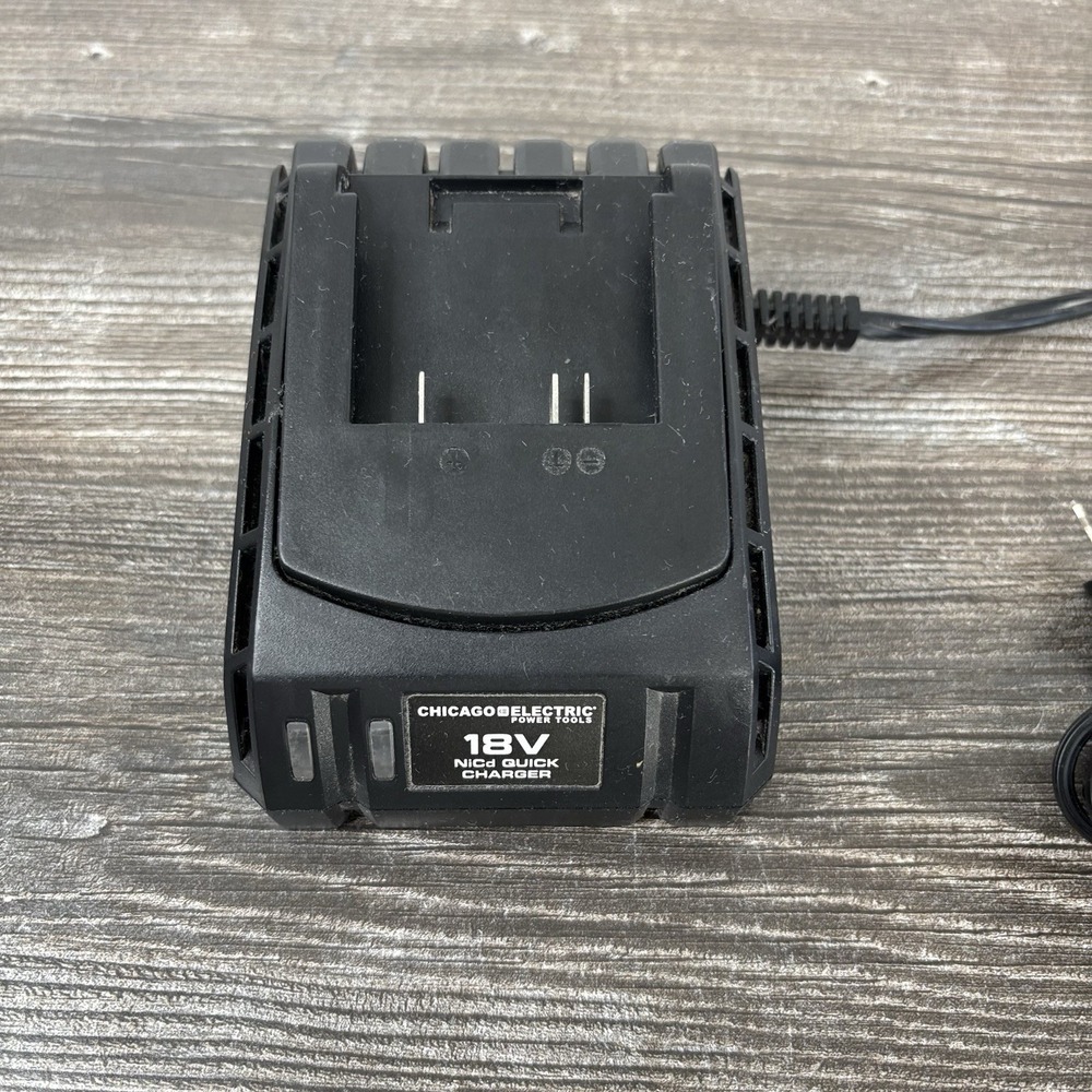 Chicago Electric 68859 18V NiCd Battery Quick Charger OEM Genuine